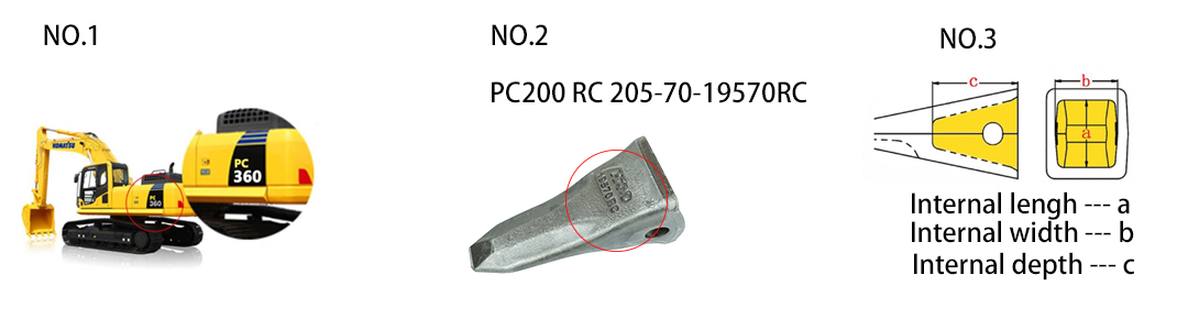 kubota excavator bucket teeth