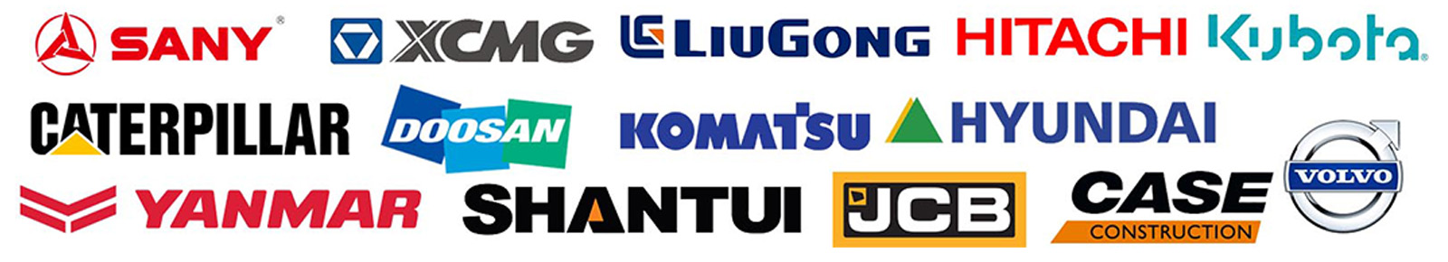 excavator brands