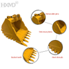 Tough Excavator Mud Bucket With Double Cutting Edge V480