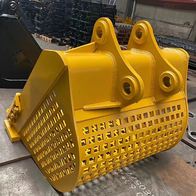 Advanced Steel Plate Mine Skeleton Bucket PC220