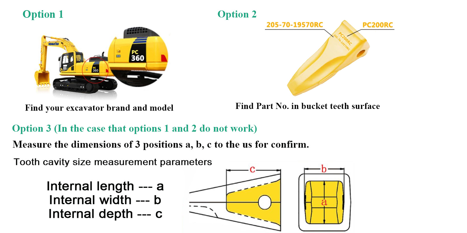 GOLD FORGING Bucket Teeth