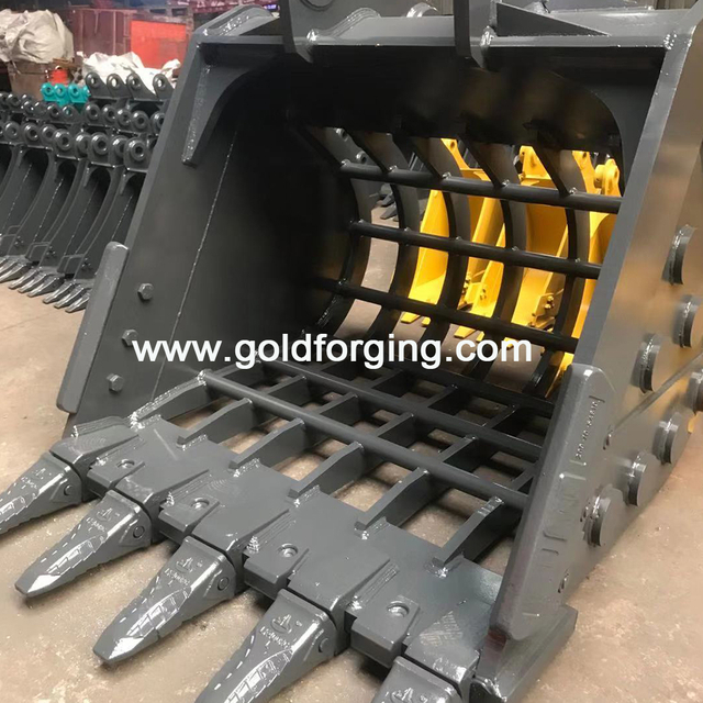 Skeleton construction 12 Inch Excavator Bucket Cleaning Bucket Sany235